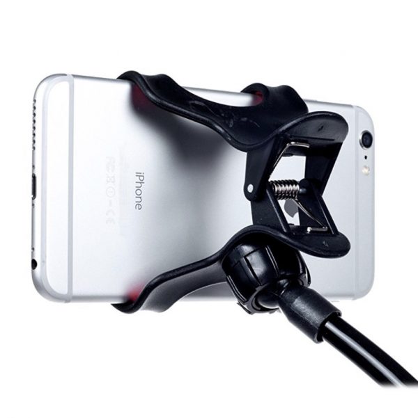 Clip Clamp Cellular Phone Holder (Black)